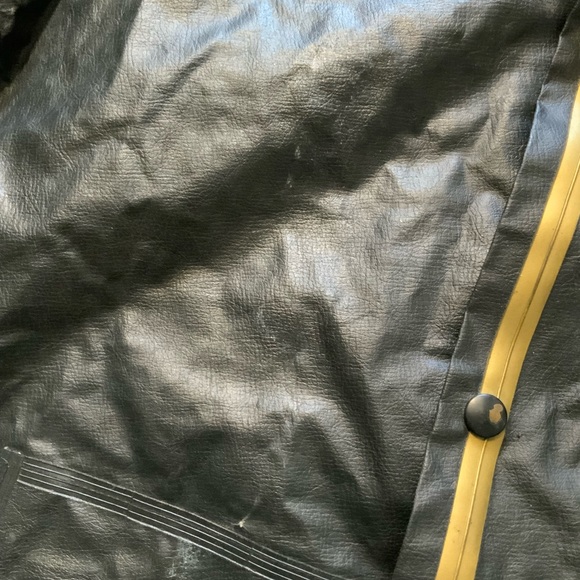 Vintage Line Seven 7 Waterproof Sevlon New Zealand PVC Sailing Black Jacket - Picture 6 of 16